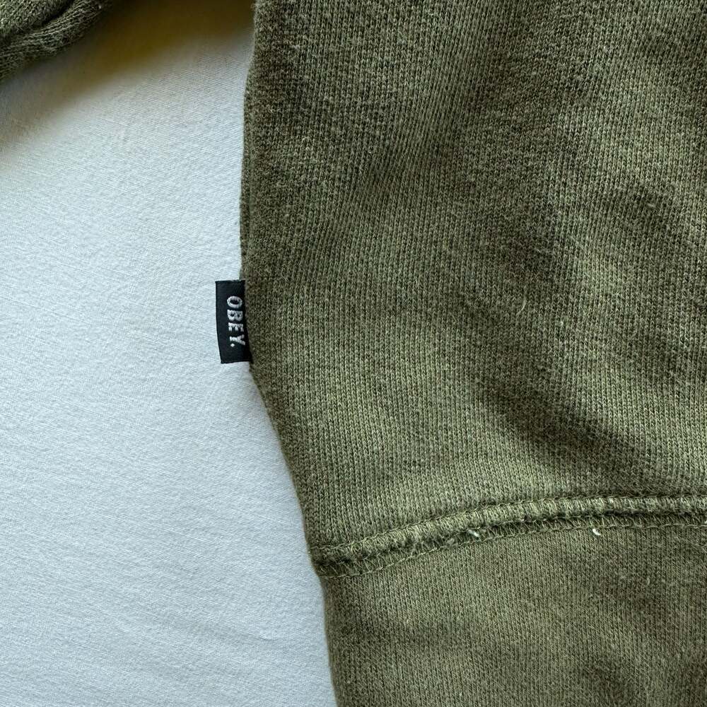 Obey Worldwide Collegiate Pigment Pullover Hoodie - Picture 6 of 8